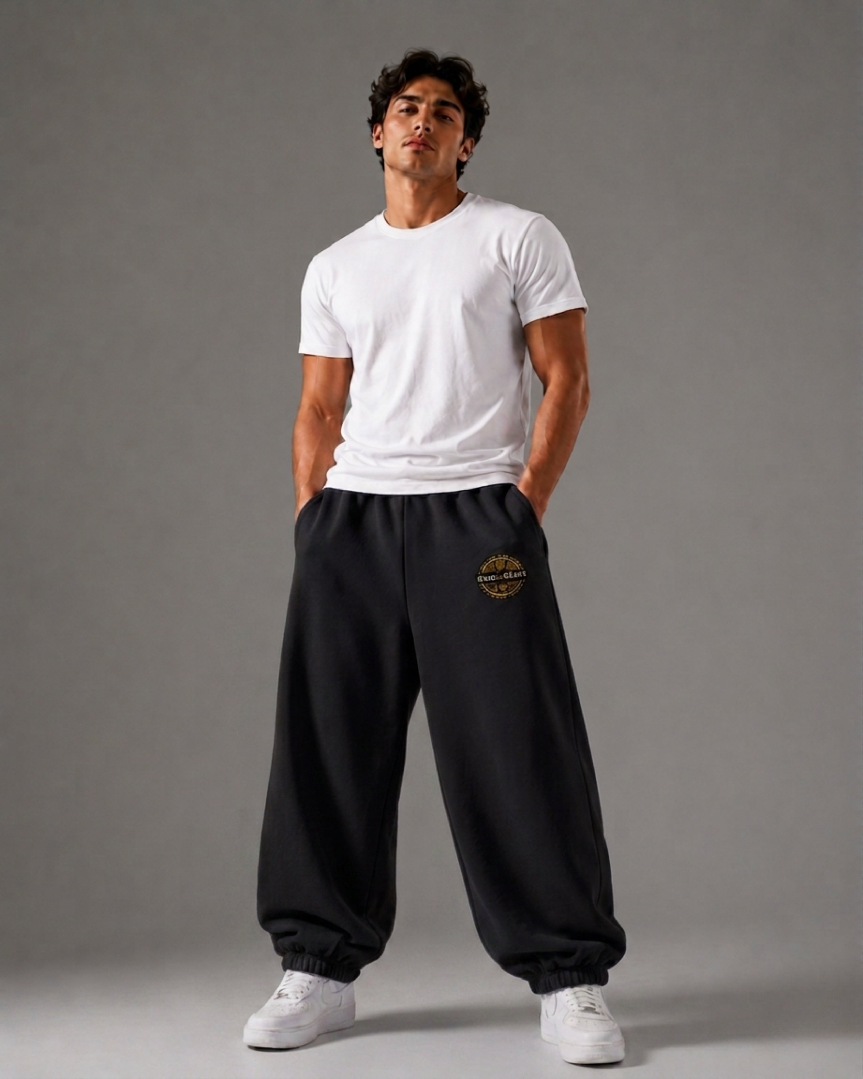 Men - Joggers- Black